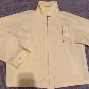 VTG JOHN BLAIR SPORTSWEAR YELLOW RACING JACKET
